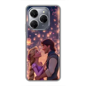 Чехол Рапунцель для TECNO Spark 20 Pro (Принцесса и принц)