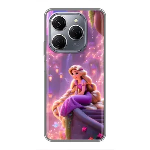 Чехол Рапунцель для TECNO Spark 20 Pro (Рапунцель в замке)