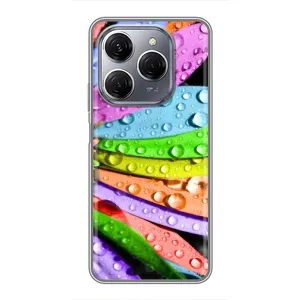 Чехлы (ART) Цветы на TECNO Spark 20 Pro (VPrint) (Семиквітка)