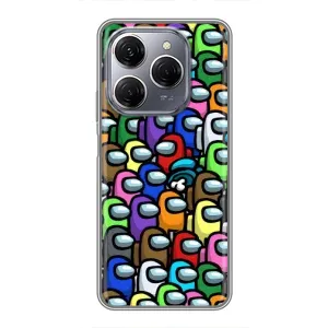 Чохли Амонг Ас для TECNO Spark 20 Pro (AlphaPrint) (Убитий)