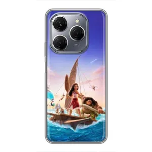 Чехол с мультфильмом Моана TECNO Spark 20 Pro (Команда Ваяна Мауи)