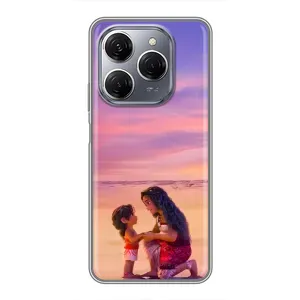 Чехол с мультфильмом Моана TECNO Spark 20 Pro (Маленькая Ваяна)