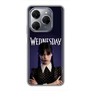 Чехлы Венсдей на TECNO Spark 20 Pro Уэнсдей (AlphaPrint) (Wednesday)
