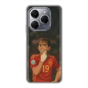 Чохол з футболістом Ламін Ямаль TECNO Spark 20 Pro (Ямаль аніме)