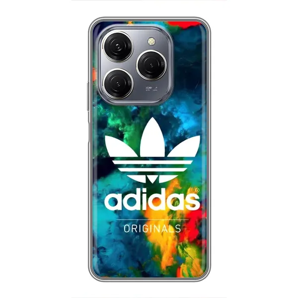 Чохол з принтом «Яскравий Адідас» для TECNO Spark 20 Pro Чохол з принтом «Яскравий Адідас» для TECNO Spark 20 Pro