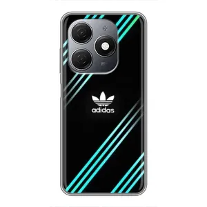 Чохли Адидас для TECNO Spark 20 (AlphaPrint) (Адідас з полосами)