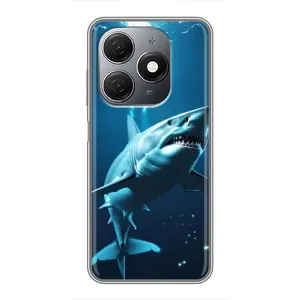 Чехол с принтом «Акула под водой» для TECNO Spark 20