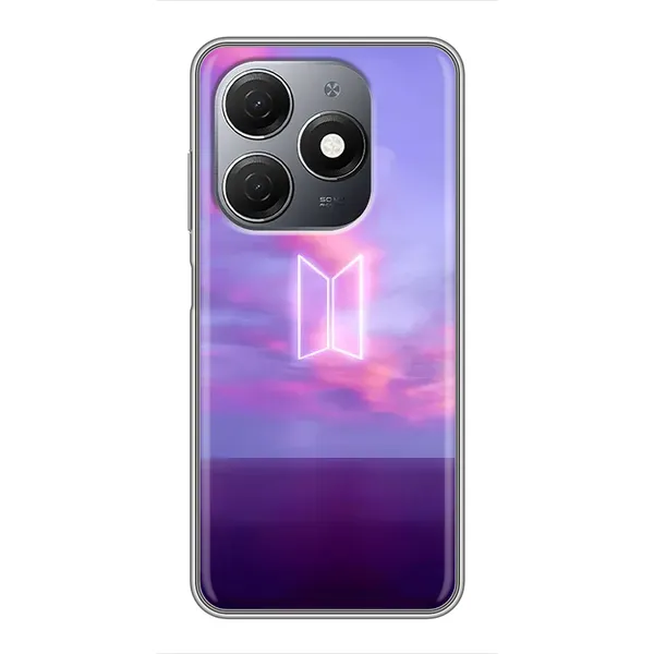 Чехол с принтом «BTS логотип» для TECNO Spark 20 Чехол с принтом «BTS логотип» для TECNO Spark 20