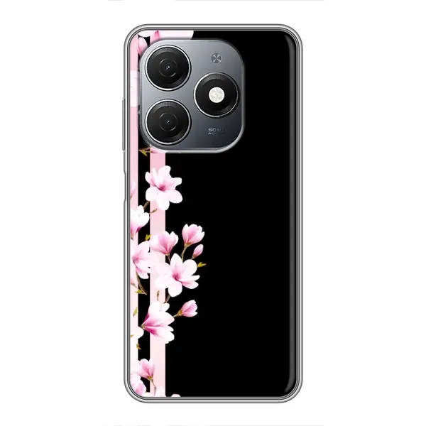Чехол с принтом «Цветочки» для TECNO Spark 20