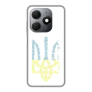 Чохли для TECNO Spark 20 Укр. Символіка (AlphaPrint) (Герб з букв)