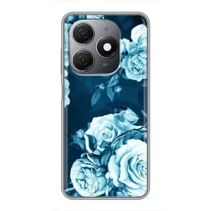 Чехлы (ART) Цветы на TECNO Spark 20 (VPrint) (Блактині бутони)