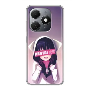 Чехол с принтом «Hentai chan» для TECNO Spark 20