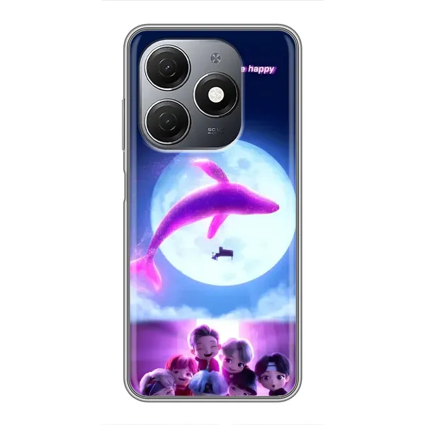 Чехол с принтом «КИТ BTS» для TECNO Spark 20 Чехол с принтом «КИТ BTS» для TECNO Spark 20
