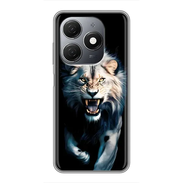 Чехол с принтом «Лев в темноте» для TECNO Spark 20 Чехол с принтом «Лев в темноте» для TECNO Spark 20