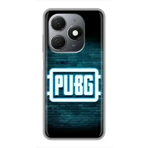 Чеjхол PUBG для ТЕКНО Спа́рк 20 (AlphaPrint) (Лого PUBG)