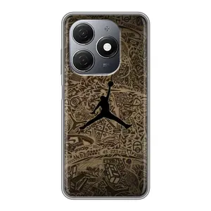Чехлы для TECNO Spark 20 - с картинкой JORDAN (AlphaPrint) (Logo Jordan)