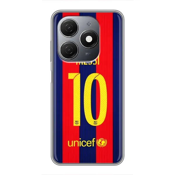Чохол з принтом «Messi Barca 10» для TECNO Spark 20 Чохол з принтом «Messi Barca 10» для TECNO Spark 20