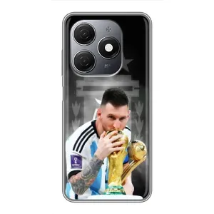 Чехлы для TECNO Spark 20 (Leo чемпион) (AlphaPrint) (Месси Чемпион)