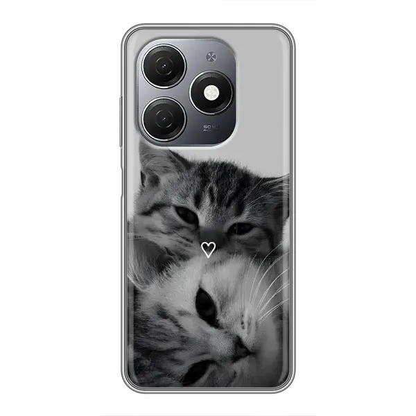 Чохол з принтом «Пара котів» для TECNO Spark 20 Чохол з принтом «Пара котів» для TECNO Spark 20