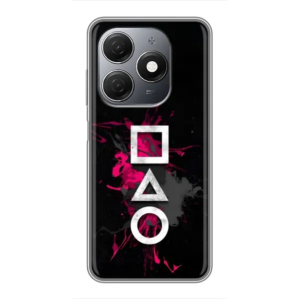 Чохол з принтом «Символи Гра кальмара» для TECNO Spark 20