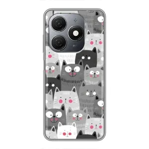 Чохли з Котиками для TECNO Spark 20 (VPrint) (Мальовані котики)