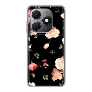 Чохли з квітами для TECNO Spark 20 (VPrint) (Трояндочки)