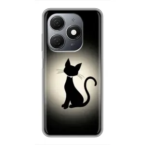 Чохол з принтом для TECNO Spark 20 (AlphaPrint) Модні коти (Силует котика)