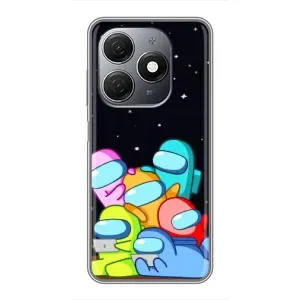 Чохли Амонг Ас для TECNO Spark 20 (AlphaPrint) (Скіни в космосі)