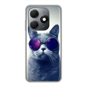 Чохол з принтом для TECNO Spark 20 (AlphaPrint) Модні коти (Стильний кіт)