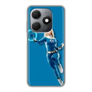 Чохол з принтом Фантастична четвірка для TECNO Spark 20 (Сью Сторм політ)