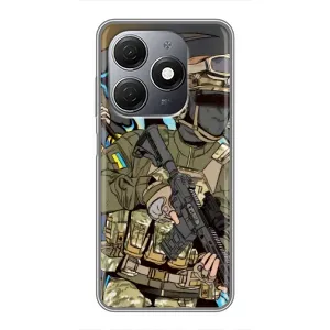 Чехлы с картинкой ЗСУ для TECNO Spark 20 (AlphaPrint)