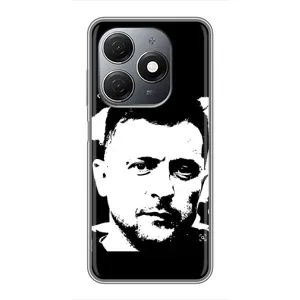 Чохол для TECNO Spark 20 (AlphaPrint - с принтом Зеленського)