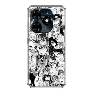 Чехол с принтом «Ahegao manga» для TECNO Spark 20c
