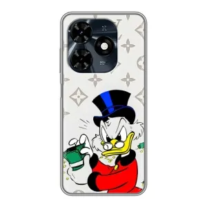 Чехли для TECNO Spark 20c - Скрудж МакДак Louis Vuitton (PREMIUMPrint) (Бакси Скрудж)