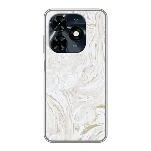 Мраморний чехол на TECNO Spark 20c (VPrint) (Білий мрамор)
