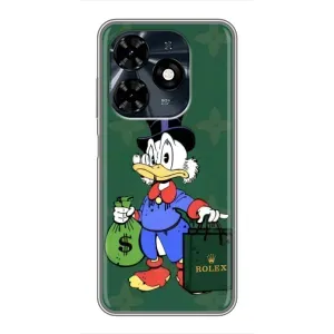 Чехли для TECNO Spark 20c - Скрудж МакДак Louis Vuitton (PREMIUMPrint) (Богата Утка)