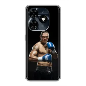Чохол з принтом «Боксер Усик» для TECNO Spark 20c