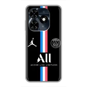 Чехлы PSG для TECNO Spark 20c (AlphaPrint) (футболка ПСЖ)