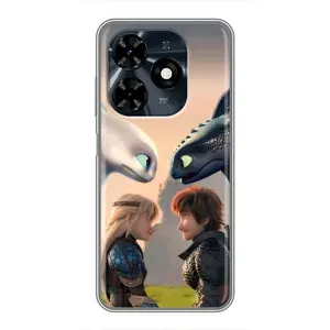 Чохол як приборкати дракона на TECNO Spark 20c (Гикавка і Астрід)