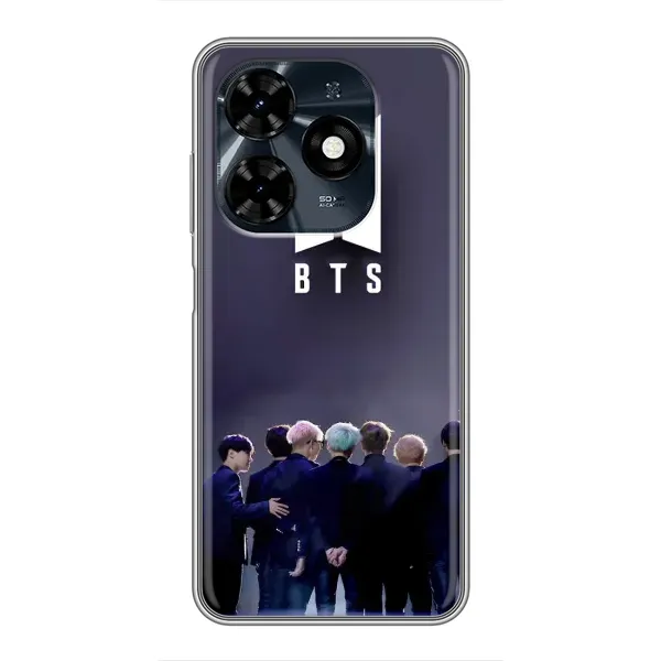 Чехол с принтом «Группа BTS» для TECNO Spark 20c Чехол с принтом «Группа BTS» для TECNO Spark 20c