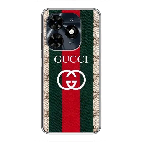 Чехол с принтом «Gucci дизайн» для TECNO Spark 20c