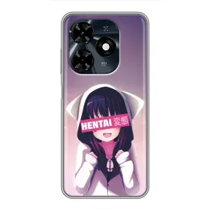 Чехол с принтом «Hentai chan» для TECNO Spark 20c