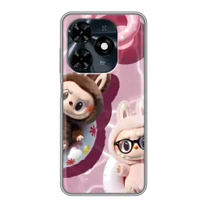 Чехол с принтом «Игрушка Лабубу» для TECNO Spark 20c