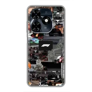 Чохол Формула1 на TECNO Spark 20c (Гоночний колаж Ф1)