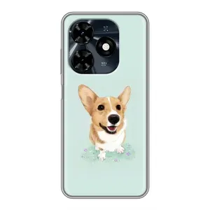 Чохли з собаками для TECNO Spark 20c (VPrint) (Коргі)