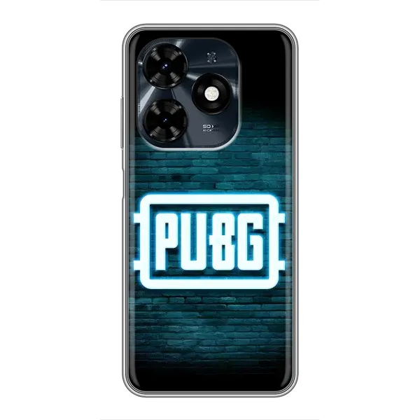 Чохол з принтом «Лого PUBG» для TECNO Spark 20c Чохол з принтом «Лого PUBG» для TECNO Spark 20c