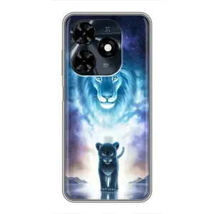 Чохол з картинкою ЛЕВ для TECNO Spark 20c (VPrint) (Маленький лев)