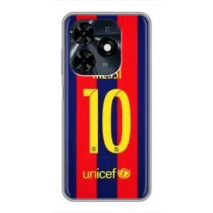 Чехлы Месси для TECNO Spark 20c (AlphaPrint) (Messi Barca 10)
