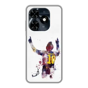 Чехлы Месси для TECNO Spark 20c (AlphaPrint) (Messi Barca)