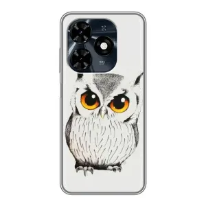 Чохол з пташками на TECNO Spark 20c (VPrint) (Мила Сова)